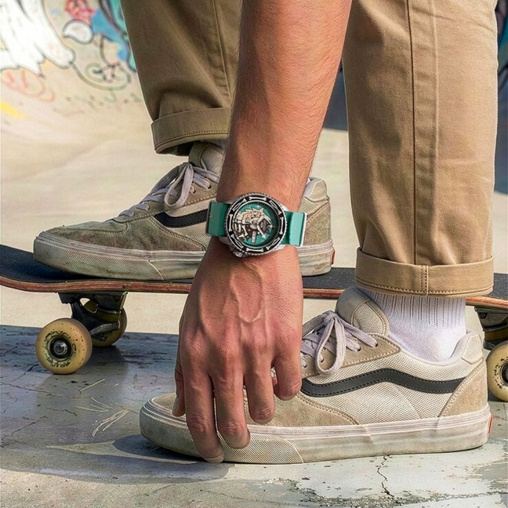 O relógio colaborativo Seiko 5 Sports x Poorboy SRPM17K. (Fonte da imagem: Seiko via Q-P Magazine)