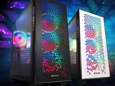Sharkoon ELITE SHARK CA300H ATX caixa em preto e branco variantes (Fonte: Sharkoon)