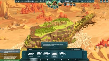 Na foto: uma captura de tela do jogo “The Wandering Village”.