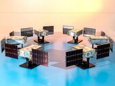 Os seis satélites SunRISE (Fonte da imagem: Space Dynamics Laboratory/Allison Bills; cortado)