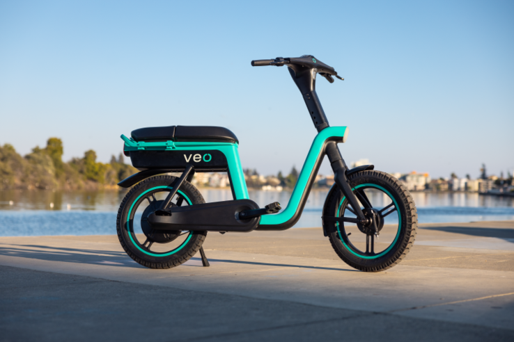 O Veo Apollo e-bike tem um motor de 750 W para ajudá-lo a velocidades de até 16 mph (~25 kph). (Fonte da imagem: Veo)