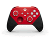 Xbox Elite Wireless Controller Series 2 Core em vermelho e branco.