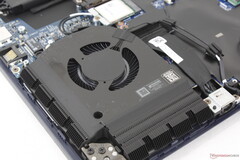 Os níveis de ruído muito altos da ventoinha no modo Overdrive provavelmente não valem os ganhos muito pequenos no desempenho (Fonte da imagem: Notebookcheck)