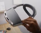 Fone de ouvido Samsung Galaxy XR. (Fonte da imagem: MKBHD no YouTube, captura de tela)