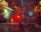 Stray é um jogo de aventura com narrativa atmosférica sobre um gatinho que tenta encontrar o caminho de casa. (Fonte da imagem: Steam)