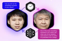 O MIT demonstra que conversar com uma versão de 60 anos de si mesmo no Future You pode ajudar a melhorar a sensação de bem-estar. (Fonte da imagem: MIT)
