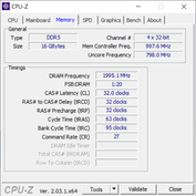 Memória CPU-Z