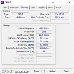 Memória CPU-Z