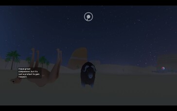 Na imagem: Uma captura de ecrã do jogo Everything.