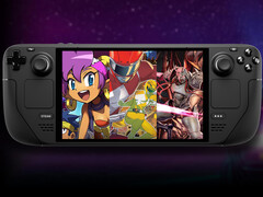 A coleção Cartridge Chaos expirará em 19 de março. Na foto: Steam Deck com a foto da capa do pacote.