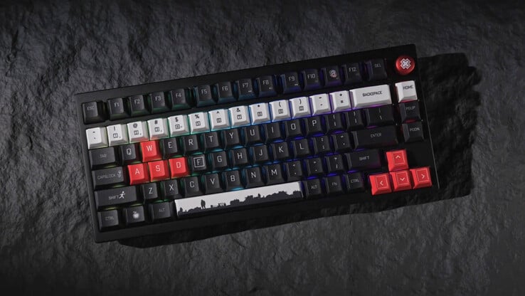 Teclado para jogos Keychron P1 HE DayZ Special Edition. (Fonte da imagem: Keychron)