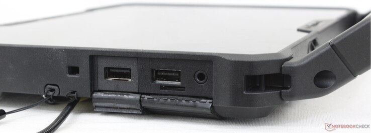 Certo: Caneta stylus passiva, fechadura Noble, 2x USB-A 3.2 Gen. 1, leitor MicroSD, fone de ouvido 3.5 mm