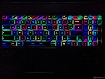 MSI Alfa 17 - Iluminação de fundo