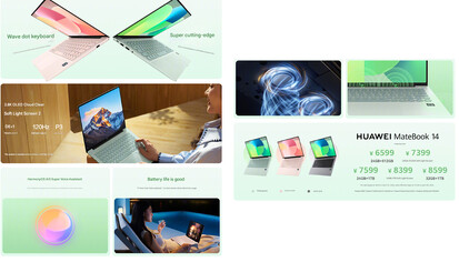 Principais destaques do MateBook 14 HarmonyOS (tradução automática)