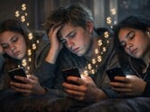 Adolescentes que passam o tempo navegando em conteúdo alarmista nas redes sociais, enquanto as empresas de redes sociais lucram.
