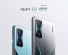 A Redmi K50 Gaming e sua contraparte Mercedes-AMG Petronas F1 Team Edition. (Fonte da imagem: Xiaomi)