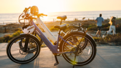 A e-bike Tenways Wayfarer oferece 85 milhas (136,7 km) de autonomia com uma única carga (Fonte da imagem: Tenways)