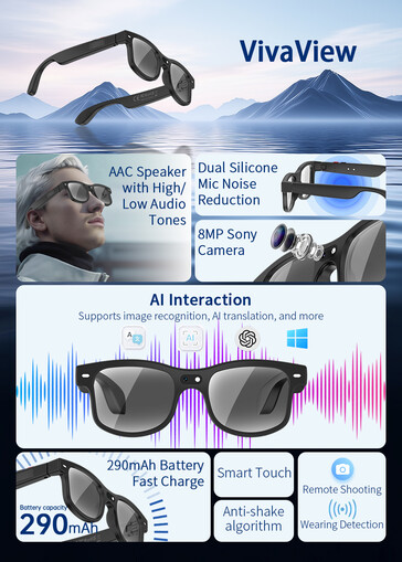Visão geral dos recursos do VivaView (Fonte da imagem: Rollme)
