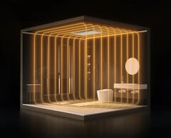 O novo aquecedor inteligente para banheiro Mijia P1 da Xiaomi.