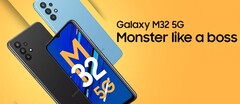 O último telefone 5G Galaxy M-series. (Fonte: Samsung)