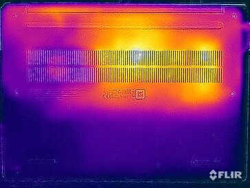 Teste de estresse de temperatura da superfície (parte inferior)