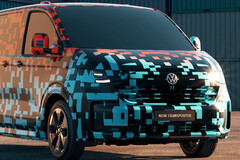 A VW planeja lançar a próxima geração da Transporter T7 como uma picape elétrica, juntamente com as versões PHEV e diesel. (Fonte da imagem: Volkswagen Alemanha)