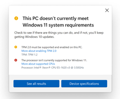 O novo PC Health Check (fonte da imagem: Microsoft)