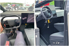 Imagens vazadas do interior do Cybertruck revelam um design minimalista que pode não ser para todos. (Fonte da imagem: Clube de Proprietários do Cybertruck)