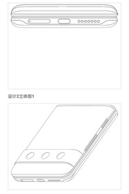 Xiaomi patente do telefone flip. (Fonte da imagem: CNIPA via MySmartPrice)