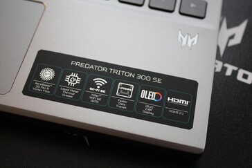 Especificações do Acer Predator Triton 300 SE (imagem via Acer)