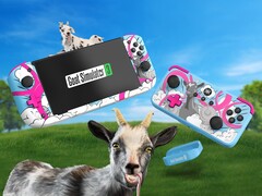O Goat Simulator comemora seu 10º aniversário com edições especiais do CRKD Nitro Deck e do controle Neo S. (Fonte da imagem: CRKD)
