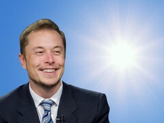 Elon Musk aparentemente quer combater as mudanças climáticas escurecendo o sol com uma frota de satélites de IA. (Fonte da imagem: jplenio/Pixabay; Tumisu/Pixabay) 