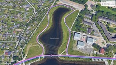 Teste de GPS: lago