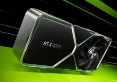 O RTX 4070 embala 5.888 núcleos CUDA e 12 GB de GDDR6X VRAM. (Fonte: NVIDIA)