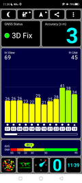 Teste de GPS: ao ar livre