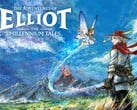 Ilustração oficial da arte-chave para “As Aventuras de Elliot: Os Contos do Milênio”.