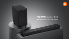 O Xiaomi Soundbar 3.1ch deve estar disponível globalmente. (Fonte da imagem: Xiaomi)