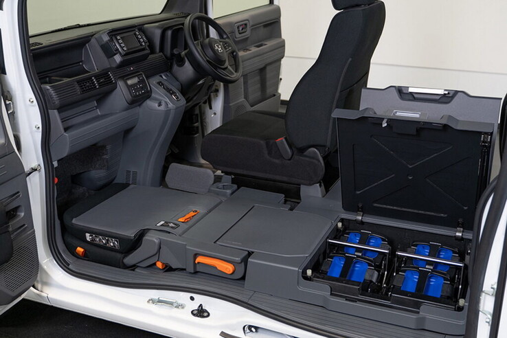 Imagens prévias do conceito Honda MEV-Van indicam uma capacidade de bateria bastante pequena. (Fonte da imagem: Honda via Carscoops)