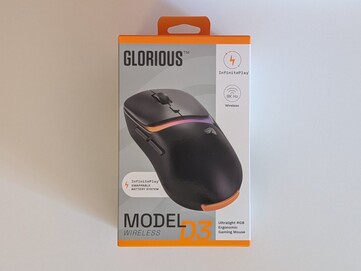 Embalagem de varejo do mouse para jogos Glorious Model D3 Wireless