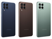 O Galaxy M33 tem uma bateria de 6.000 mAh e o mesmo display que o Galaxy M23. (Fonte de imagem: Samsung)