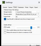 Escolha o destino e o formato do arquivo
