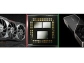 O Ryzen 9 5950X foi avistado auxiliando o RX 6800 XT e o RTX 3090. (Fonte da imagem: AMD/Nvidia - editado)