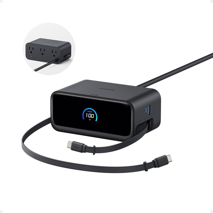A estação de carregamento Anker Nano (7 em 1, 100 W). (Fonte da imagem: Anker)