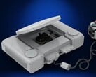 Uma captura de tela do console Sony PlayStation 1 do Lego Ideas com o controle