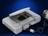 Uma captura de tela do console Sony PlayStation 1 do Lego Ideas com o controle