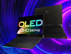 O Raider GE67 HX da MSI é o primeiro laptop a oferecer uma tela OLED de 240 Hz. (Fonte de imagem: MSI)