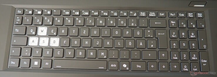 Medion Erazer Scout 17 E1: Teclado