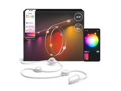 A Philips Hue lançou as Festavia Permanent String Lights (foto) na Europa. (Fonte da imagem: Philips Hue)