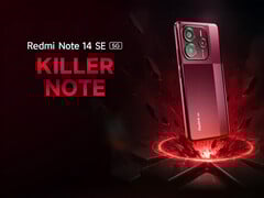 O Redmi Note 14 SE contará com o Dimensity 7025 Ultra. Na foto: uma imagem promocional do telefone de médio porte. (Fonte da imagem: Xiaomi)