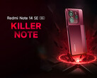 O Redmi Note 14 SE contará com o Dimensity 7025 Ultra. Na foto: uma imagem promocional do telefone de médio porte. (Fonte da imagem: Xiaomi)